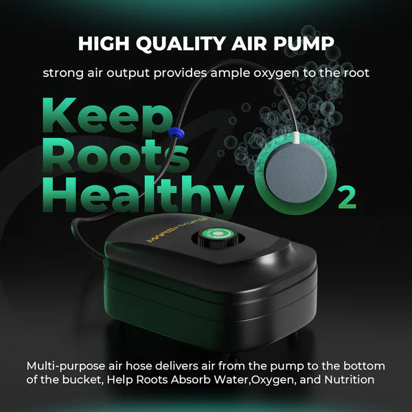 Premium Mars Hydro 5-Gallon DWC Hydroponic System Kit