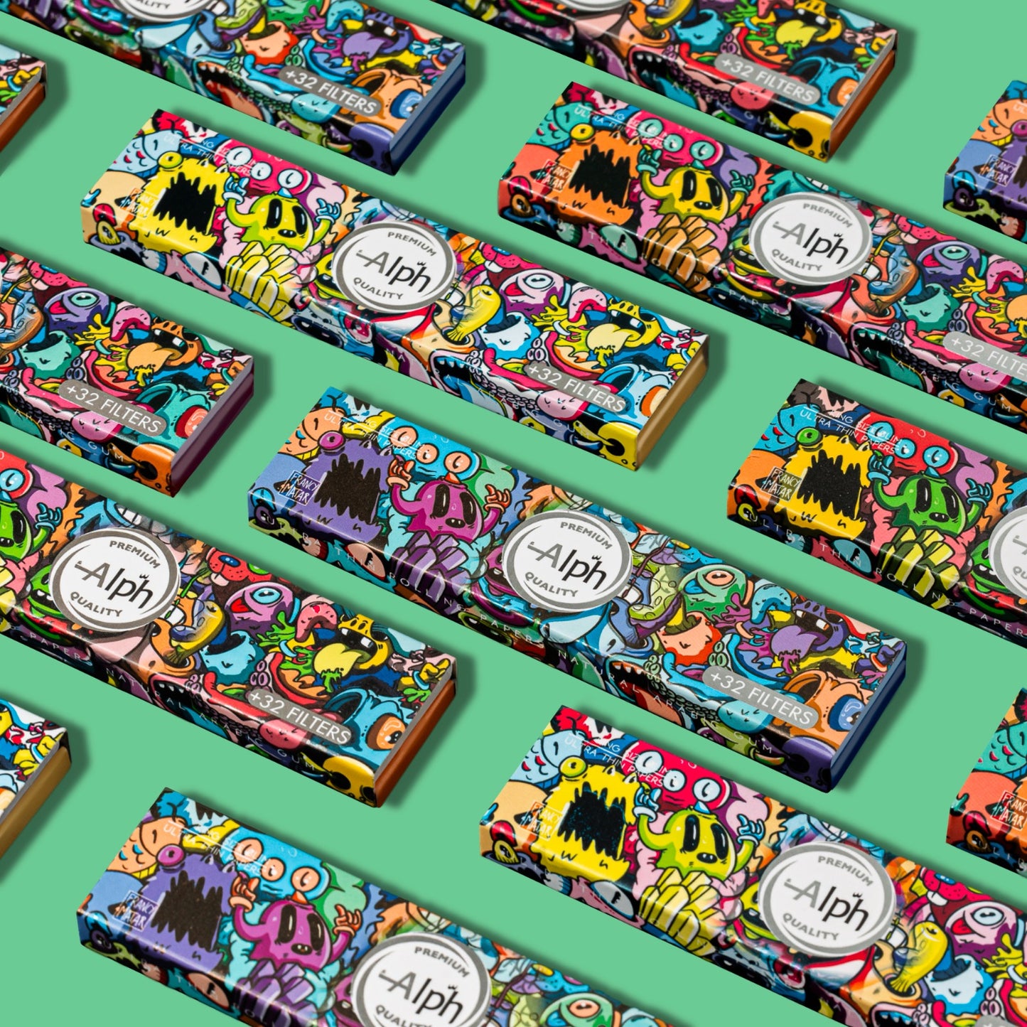 Alpharollingpapers 32x 32€! Farbe: Brown