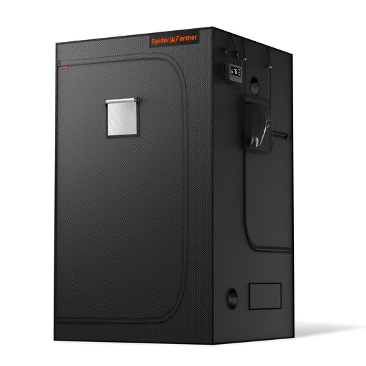 Spider Farmer 120x120x200cm Indoor Grow Tent 1680D High Reflective Hydroponic Plant Room for Optimal Plant Growth & Climate Control