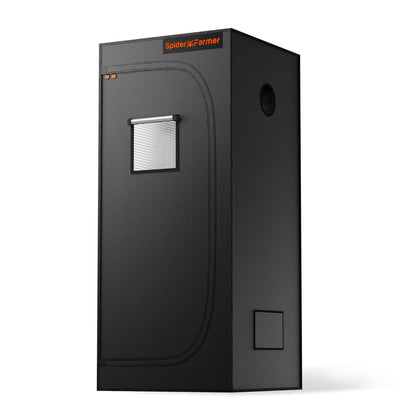 Spider Farmer 70x70x160cm Grow Tent Indoor Grow Box Grow Zelt 1680D Hydroponic Plant Room for Optimal Plant Growth & Climate Control