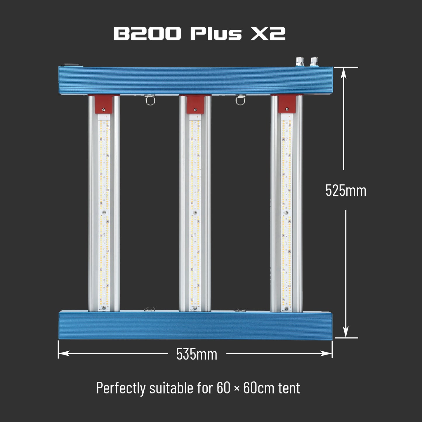 B200 Plus X2 200W Targeted Full Spectrum LED Grow Light