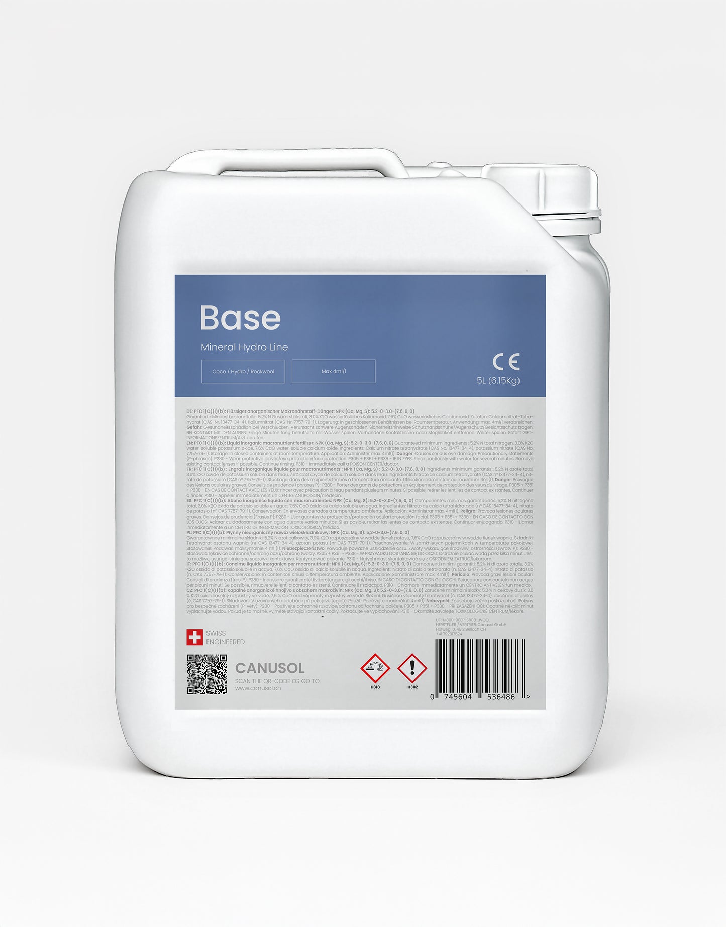 Canusol Dünger Sortiment