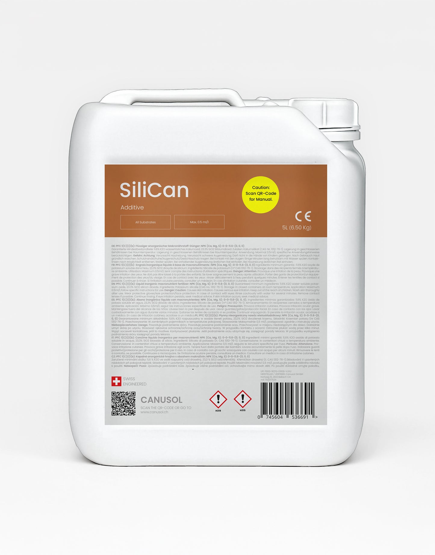 Canusol Dünger Sortiment