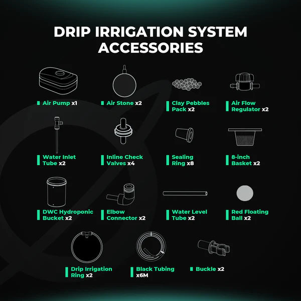 Premium Mars Hydro 5-Gallon DWC Hydroponic System Kit