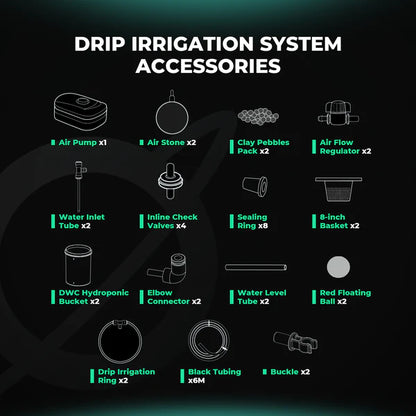 Premium Mars Hydro 5-Gallon DWC Hydroponic System Kit
