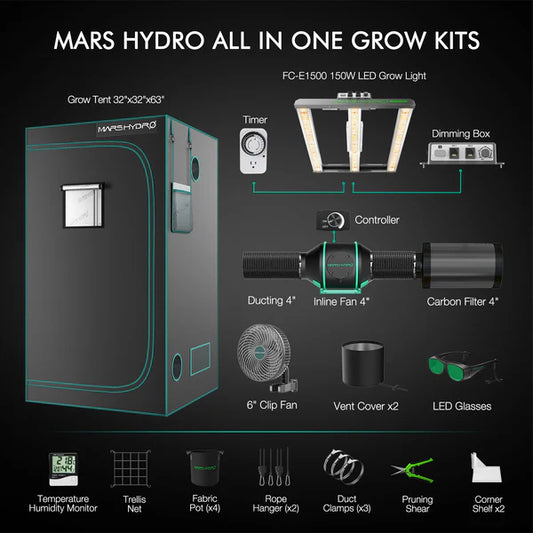FC-E1500 Full Grow Tent Kits