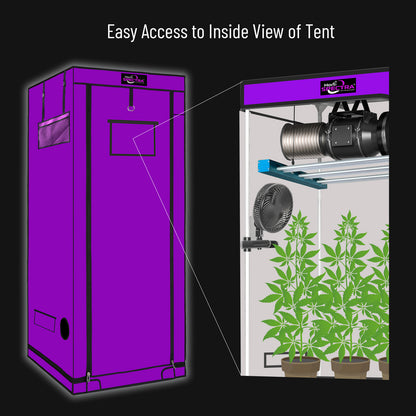 GP-6060 Grow Package by 60×60cm Grow Tent and 200W LED Grow Light