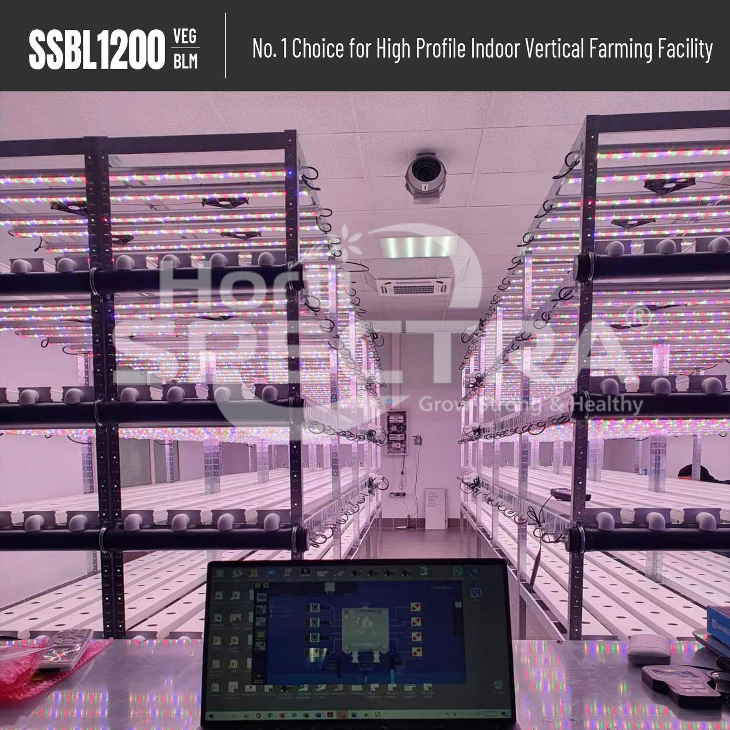 36W Single-channel LED Bar Light for Indoor Vertical Farming