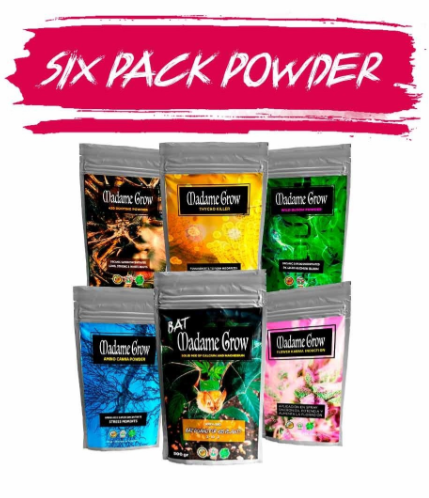 Six Pack Powder - Superkit Organische Pulver-Dünger - Natürliche Nährstoffe für Pflanzen