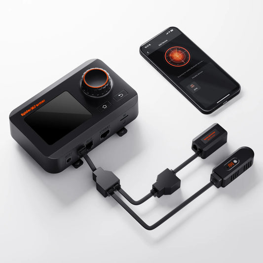 Spider Farmer GGS Klimaregler-Set – Temperatur-, Luftfeuchtigkeits- und VPD-Überwachung, Zeitsteuerung, Verlaufsdaten, Bluetooth & WLAN für eine optimierte Klimasteuerung