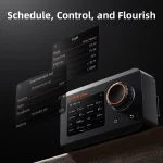 Spider Farmer GGS Klimaregler-Set – Temperatur-, Luftfeuchtigkeits- und VPD-Überwachung, Zeitsteuerung, Verlaufsdaten, Bluetooth & WLAN für eine optimierte Klimasteuerung