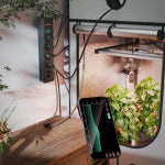 2025 Spider Farmer GGS AC5 Mehrfachsteckdose mit 5 Anschlüssen für Klimasteuerung im Grow-Zelt – mit Temperatur-, Luftfeuchtigkeits- und VPD-Messung, Zeitsteuerung, Verlaufsdaten, Bluetooth & WLAN