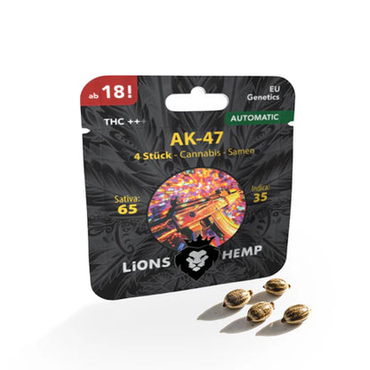 Hanfsamen AK-47 autoflowering 4 Seed Pack