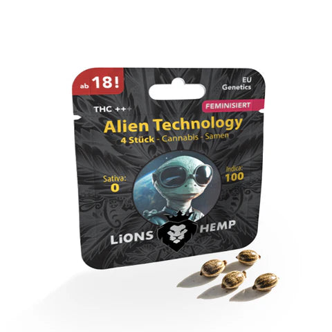 Hanfsamen Alien Technology feminisiert 4 Seed Pack