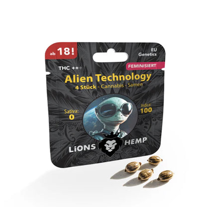 Hanfsamen Alien Technology feminisiert 4 Seed Pack