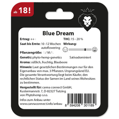 Hanfsamen Blue Dream autoflowering 4 Seed Pack