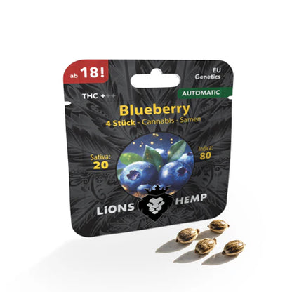 Hanfsamen Blueberry autoflowering  4 Seed Pack