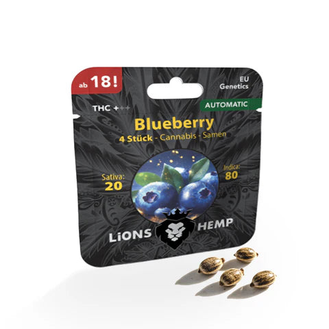 Hanfsamen Blueberry autoflowering  4 Seed Pack