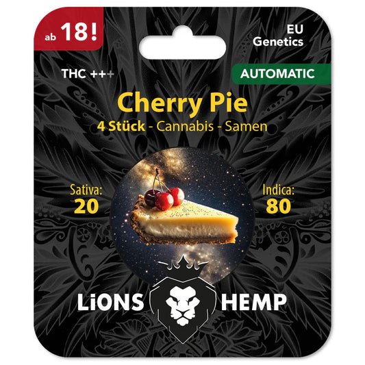 Hanfsamen Cherry Pie autoflowering 4 Seed Pack