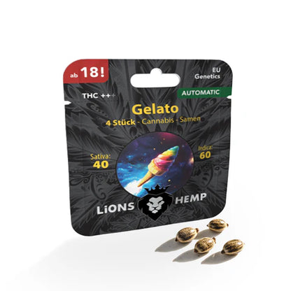 Hanfsamen Gelato autoflowering 4 Seed Pack