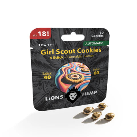 Hanfsamen Girl Scout Cookies autoflowering 4 Seed Pack