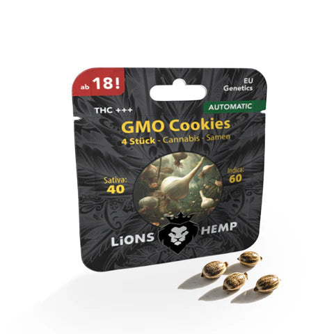 Hanfsamen GMO Cookies autoflowering 4 Seed Pack