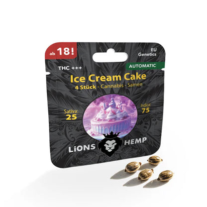 Hanfsamen Ice Cream Cake autoflowering 4 Seed Pack