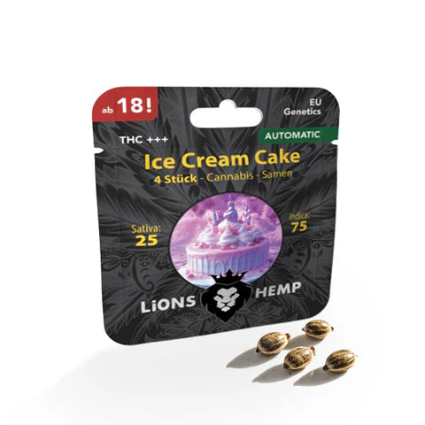 Hanfsamen Ice Cream Cake autoflowering 4 Seed Pack