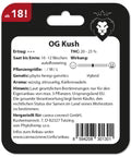 Hanfsamen OG Kush autoflowering 4 Seed Pack